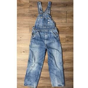 VTG Lee 1950s Jelt Denim Bibb Overalls Union Made size 32 w/ Original Hardware